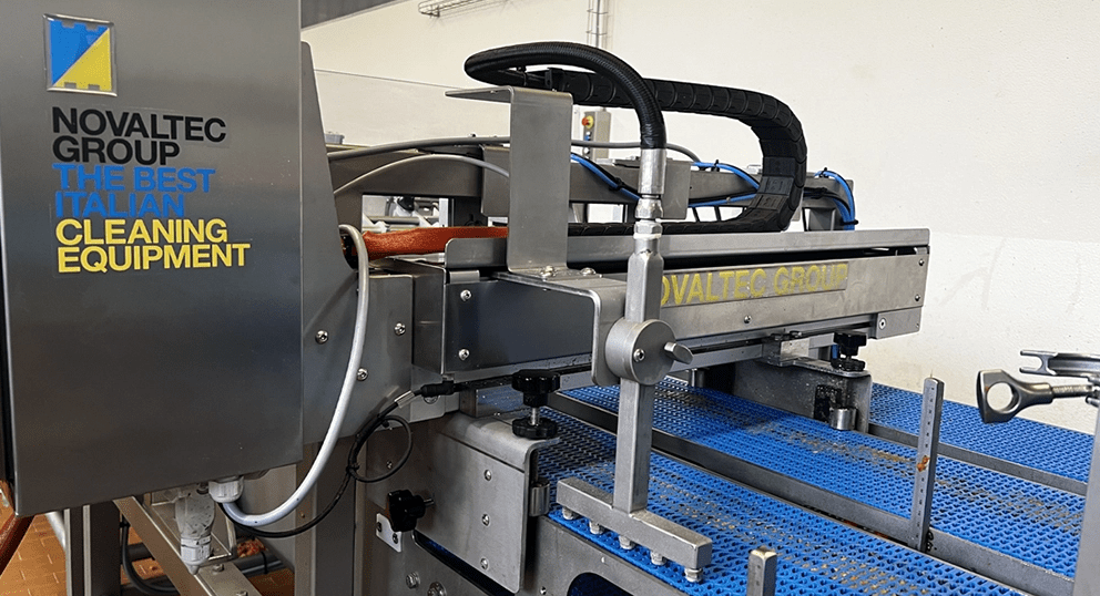 nettoyage désinfection agroalimentaire tapis convoyeur